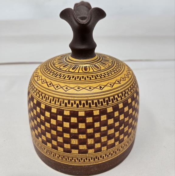 Geometrical Period Hand Made Copy From 800 To 900 BC Trefoil Mouth Ceramic Brown - Picture 2 of 11